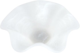 Swirl+White+Decor+Bowl