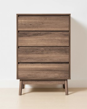 Thorne+4+Drawer+Chest+-+Walnut