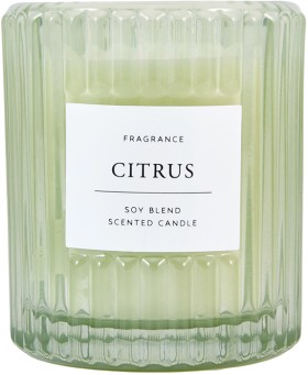 Citrus-Glass-Candle on sale