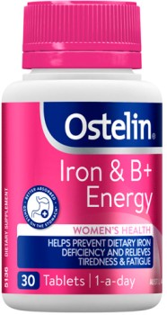 Ostelin-Iron-B-Energy-30-Tablets on sale