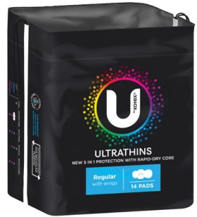 U+By+Kotex+Pads+6%E2%80%9116+Pack+Selected+Varieties