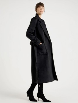 Basque-Wrap-Coat-Black on sale