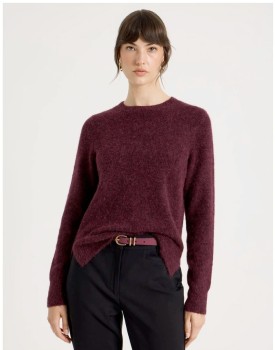Basque-Alpaca-Blend-Knit-Plum on sale