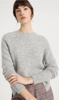 Basque-Alpaca-Blend-Knit-Grey on sale