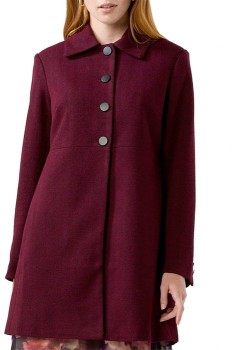 Stella-Floater-Coat-Dark-Berry on sale