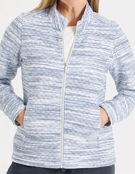 Regatta-Zip-through-Sweat-Top-Blue-Spacedye on sale