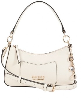 Guess-Gabbi-II-Convertible-Shoulder-Bag-Stone on sale