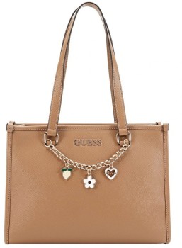 Guess-Florance-Tote-Bag-Saddle-Tan on sale