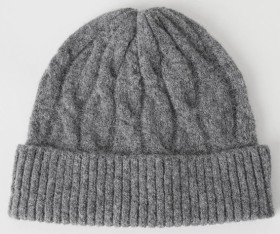 Regatta-June-Cable-Beanie-Charcoal-Marle on sale