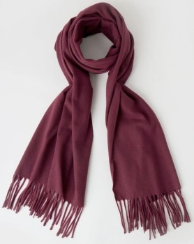 Basque-Pashminetta-Scarf-Burgundy on sale