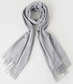 Basque-Pashminetta-Scarf-Grey on sale