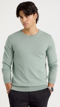 Blaq-Merino-Knitwear-Sage on sale