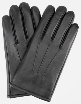 Blaq-Leather-Gloves on sale