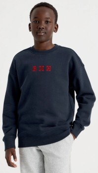 Bauhaus+Essentials+Sweat+Top+-+Navy