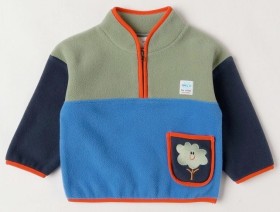 Jack-Milly-Essentials-Pedro-Microfleece-14-Zip-Sweat-Blue on sale