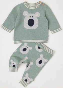 Jack-Milly-Naturals-Newborn-Sammy-Knit-Top-Bottom-Set-Green on sale