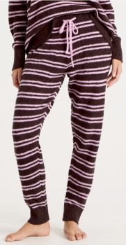 Chloe+%26amp%3B+Lola+Cosy+Boucle+Cuffed+Pant+-+Burnt+Fig+%26amp%3B+Pink+Stripe