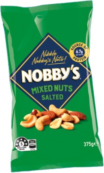Nobby%26rsquo%3Bs+Salted+Mixed+Nuts+375g+or+Salted+Cashews+150g