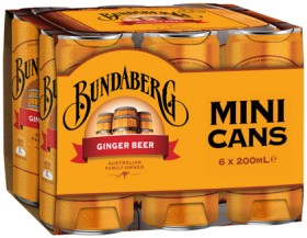 Bundaberg+Mini+Cans+6x200mL+Selected+Varieties