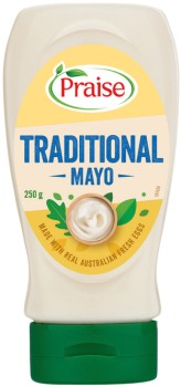 Praise+Traditional+Squeeze+Mayo+250%E2%80%91280g+Selected+Varieties