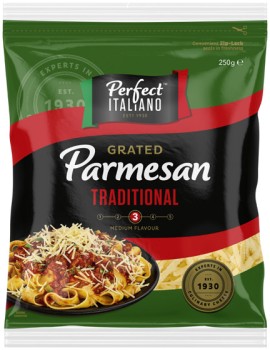 Perfect+Italiano+Traditional+Grated+Parmesan+Cheese+250g