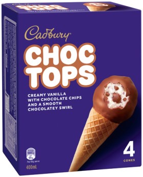 Cadbury+Choc+Tops+Ice+Cream+Cones+4+Pack