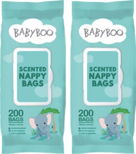 BabyBoo+Scented+Nappy+Bags+200+Pack