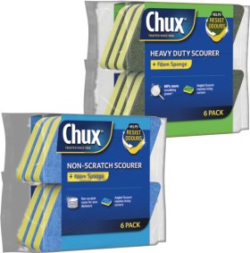 Chux+Non%E2%80%91Scratch+or+Heavy+Duty+Scourer+6+Pack