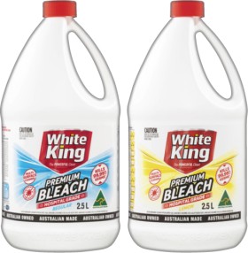 White+King+Premium+Bleach+2.5+Litre+Selected+Varieties