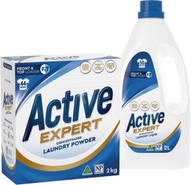 Active+Expert+Concentrated+Laundry+Liquid+2+Litre+or+Powder+2kg