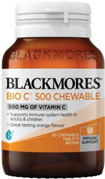Blackmores-Bio-C-500-Chewable-50-Tablets on sale