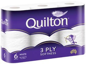 Quilton+White+Toilet+Tissue+6+Pack