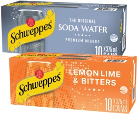 Schweppes-Mixers-10x375mL on sale