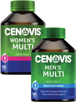Cenovis-Once-Daily-Mens-or-Womens-Multivitamin-Capsules-100-Pack on sale