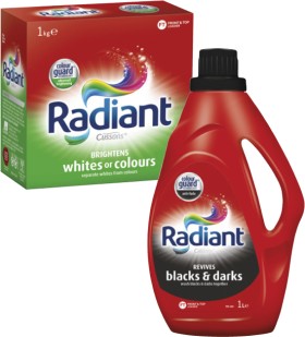Radiant+Laundry+Liquid+1+Litre+or+Powder+1kg