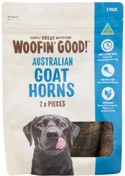 Woofin%26%23039%3B+Good+Goat+Horns+Dog+Treats+2+Pack