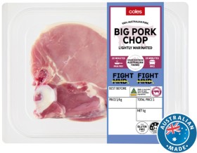 Coles+Australian+Pork+Big+Pork+Chop+Lightly+Marinated