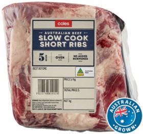 Coles+Australian+No+Added+Hormones+Beef+Slow+Cook+Short+Ribs