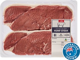 Coles-Australian-No-Added-Hormones-Beef-Rump-Steak on sale