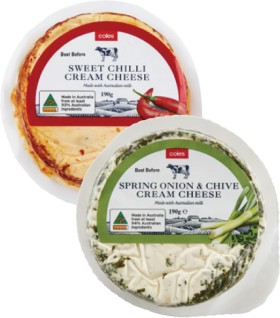 Coles-Cream-Cheese-190g on sale