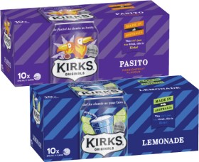 Kirks+Soft+Drink+10x375mL