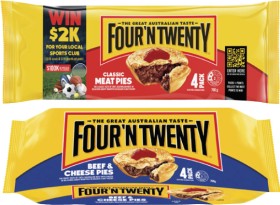 Four%26%23039%3BN+Twenty+Traditional+Pies+4+Pack+700g