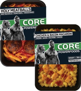 Core-Powerfoods-Frozen-Meal-350g on sale