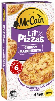 McCain-Lil-Pizzas-4-Pack-380g-400g on sale