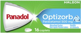Panadol-Optizorb-Paracetamol-Pain-Relief-Caplets-16-Pack on sale
