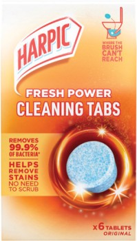 Harpic+Fresh+Power+Cleaning+Tabs+6+Pack