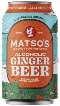 Matsos-Ginger-Beer-Cans-6x330mL on sale