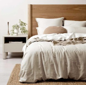 Aura+Home+Chambray+Fringe+Quilt+Cover