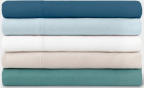 Australian-House-Garden-Sandy-Cape-Washed-Belgian-Linen-Sheet-Set on sale
