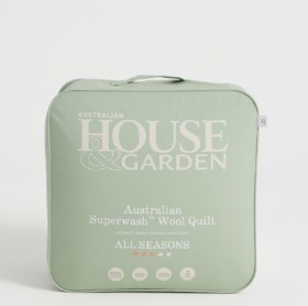 Australian+House+%26amp%3B+Garden+Australian+Superwash+Wool+All+Seasons+Quilt